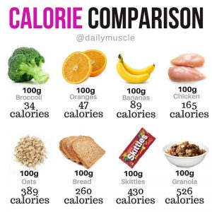 CALORIE　COMPARISON